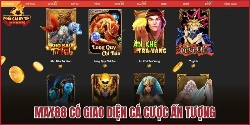 May88 có giao diện cá cược ấn tượng