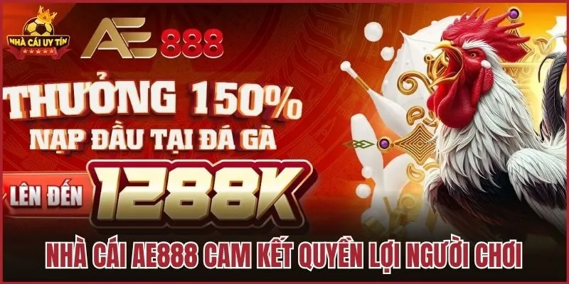 Nhà cái AE888 cam kết quyền lợi người chơi